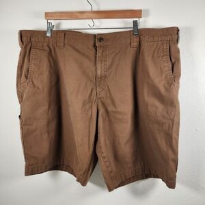 Noble Outfitters Shorts Mens 44 Brown Cargo Chino Outdoors Hike Hiking Climbing